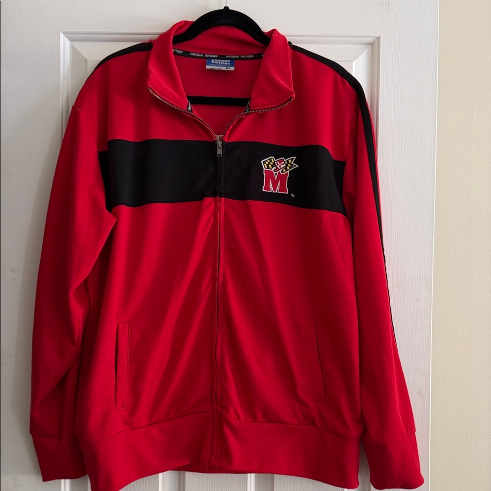 Campus Heritage Maryland Terrapins  Zip Up Sweater size XL